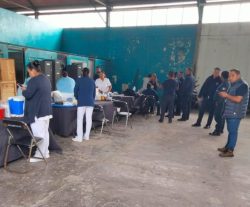 En Huauchinango realizan Jornada Médica para los elementos de Seguridad
