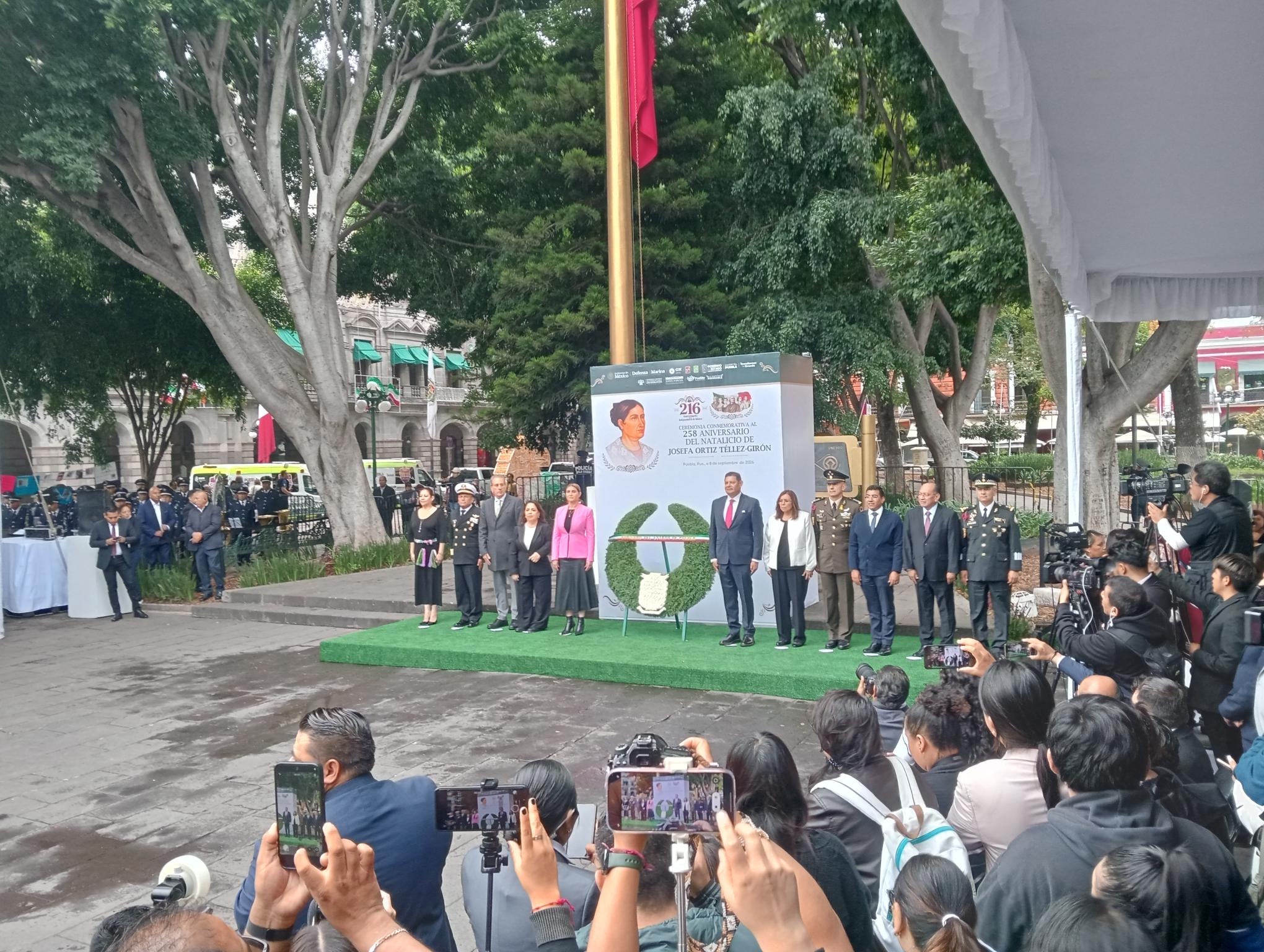 GOBIERNO DE PUEBLA CONMEMORA EL NATALICIO DE JOSEFA ORTIZ Y DESTACA EL PAPEL DE LAS MUJERES EN LA HISTORIA