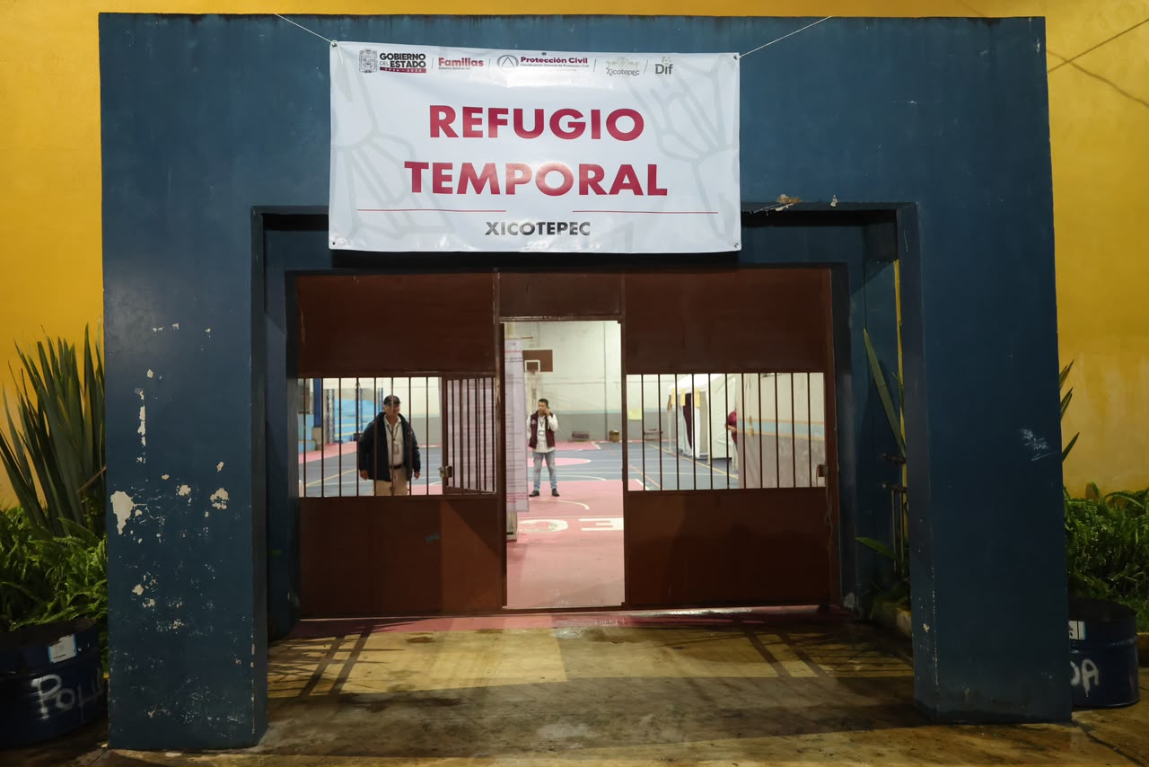 Fortalece Protección Civil refugios temporales ante temporal lluvioso en la Sierra Norte