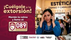 Brinda SSP atención en Tecamachalco para prevenir llamadas y mensajes de extorsión