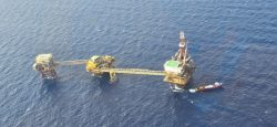 Pemex avanza en la reparación del ducto en campo Ek-Balam, concluye elaboración de envolvente e inicia su instalación