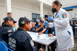 Policía Auxiliar realiza pruebas toxicológicas a guardias policiales