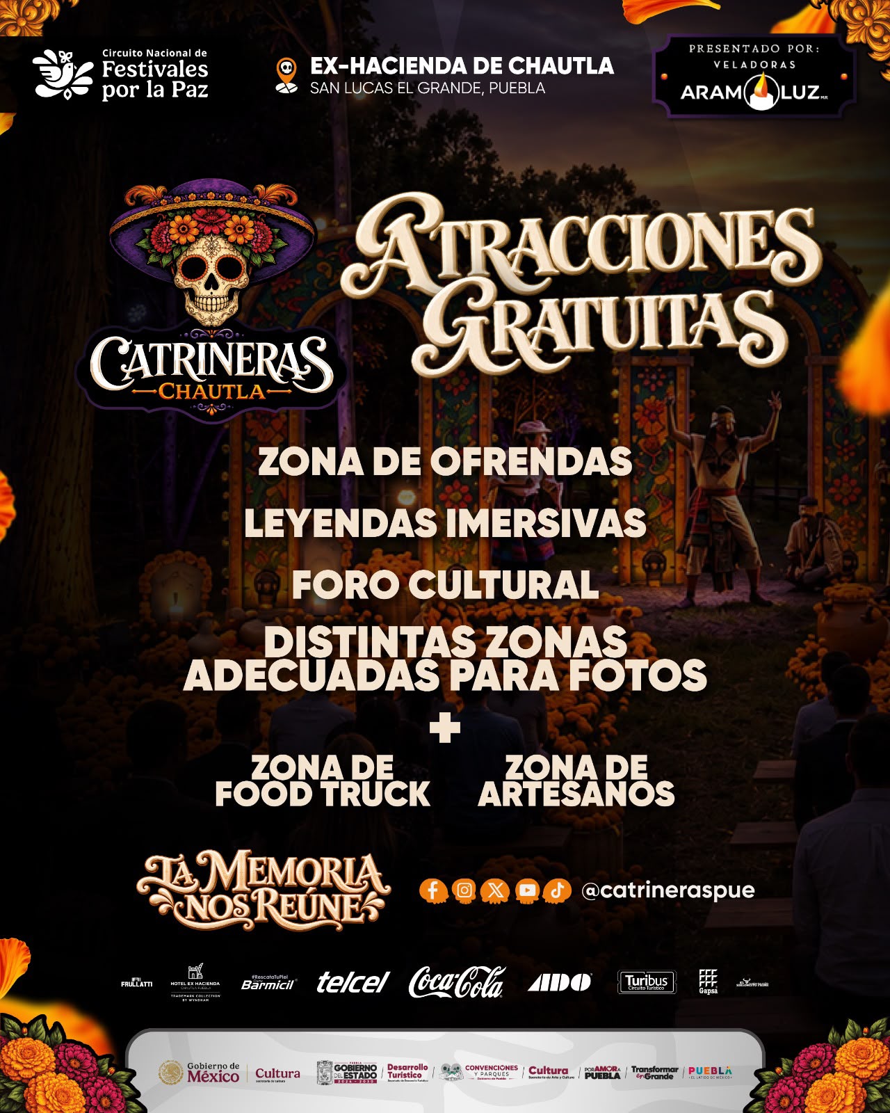 Catrineras Chautla 2026 presenta tradición, atracciones y experiencias