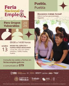 Gobierno del Estado realizará Feria Nacional de Empleo para Grupos Vulnerables
