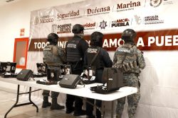 Fuerzas de seguridad ubican y desmantelan sistema de video vigilancia ilegal en Tepeaca
