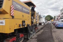 *Gobierno del Estado inicia pavimentación del Bulevar Mártires 2 de Octubre*