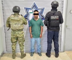 *SSP y Marina detienen a presunto generador de violencia en Chietla*