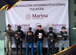 Secretaría de Marina brinda seguridad perimetral durante inspección interinstitucional en Teya, Yucatán