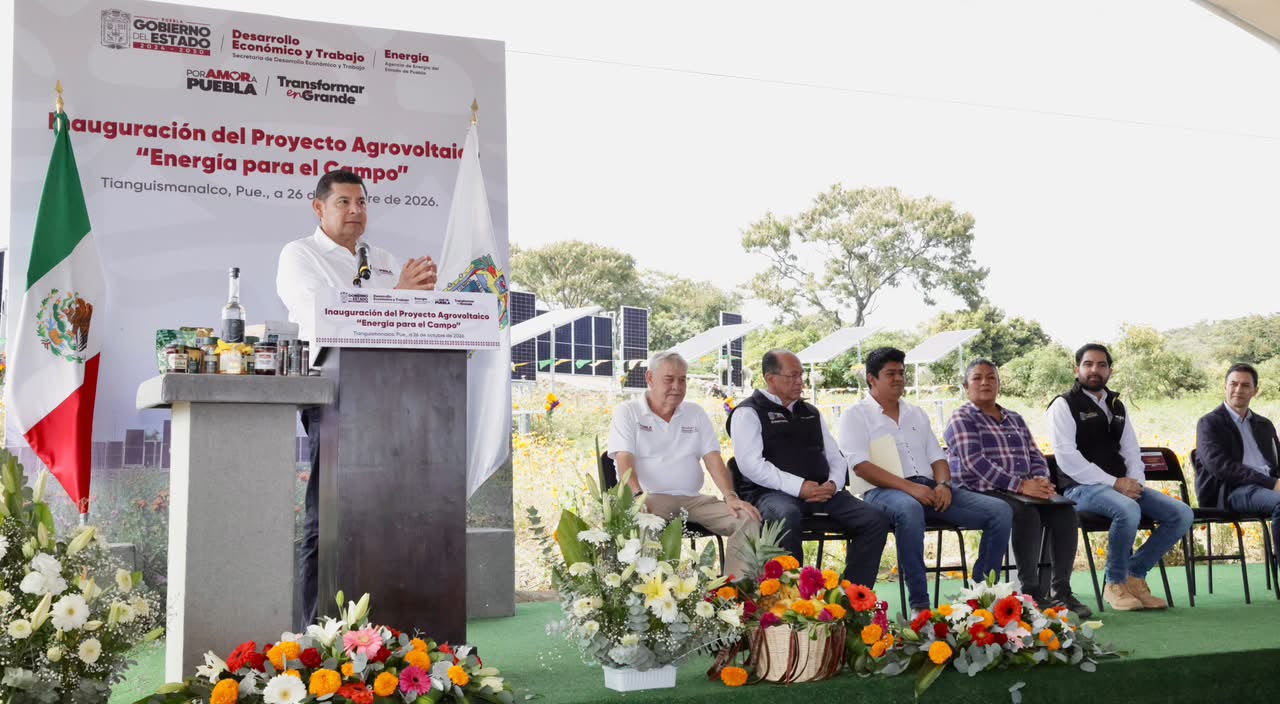 Primer sistema agrovoltaico del país en Puebla, Gobierno Estatal marca precedente