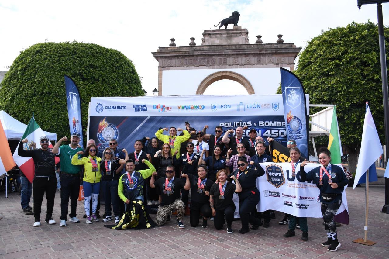 Obtiene Puebla 55 medallas en Juegos Latinoamericanos de Policías y Bomberos