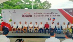 AGRICULTURA encabeza el primer embarque de carne de cerdo mexicana hacia Filipinas